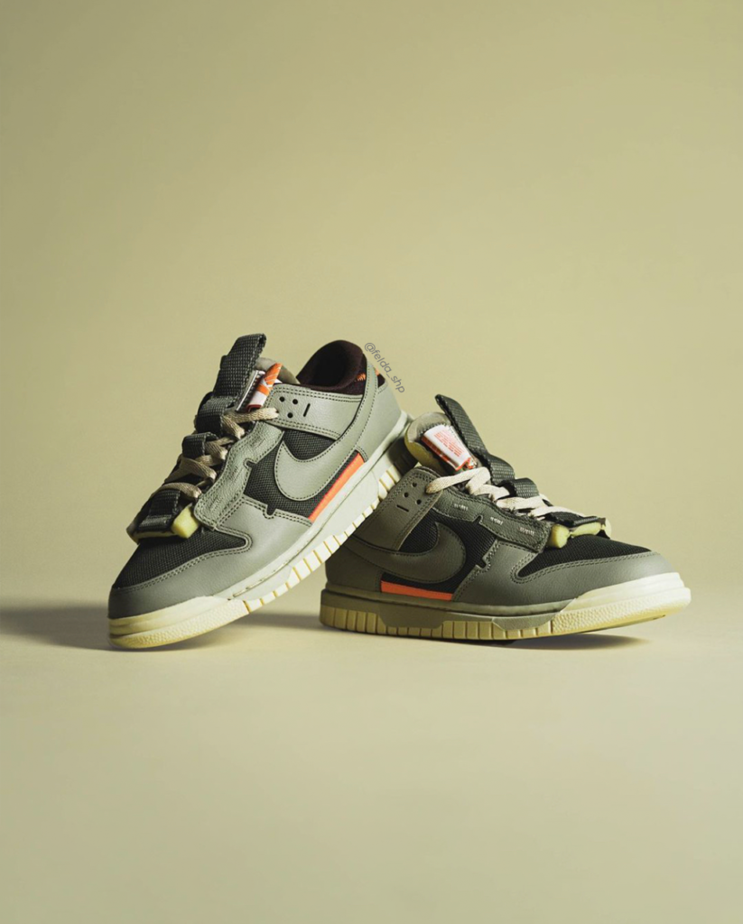 Nike Dunk Low Remastered Medium Olive Sneakers Felda Shp