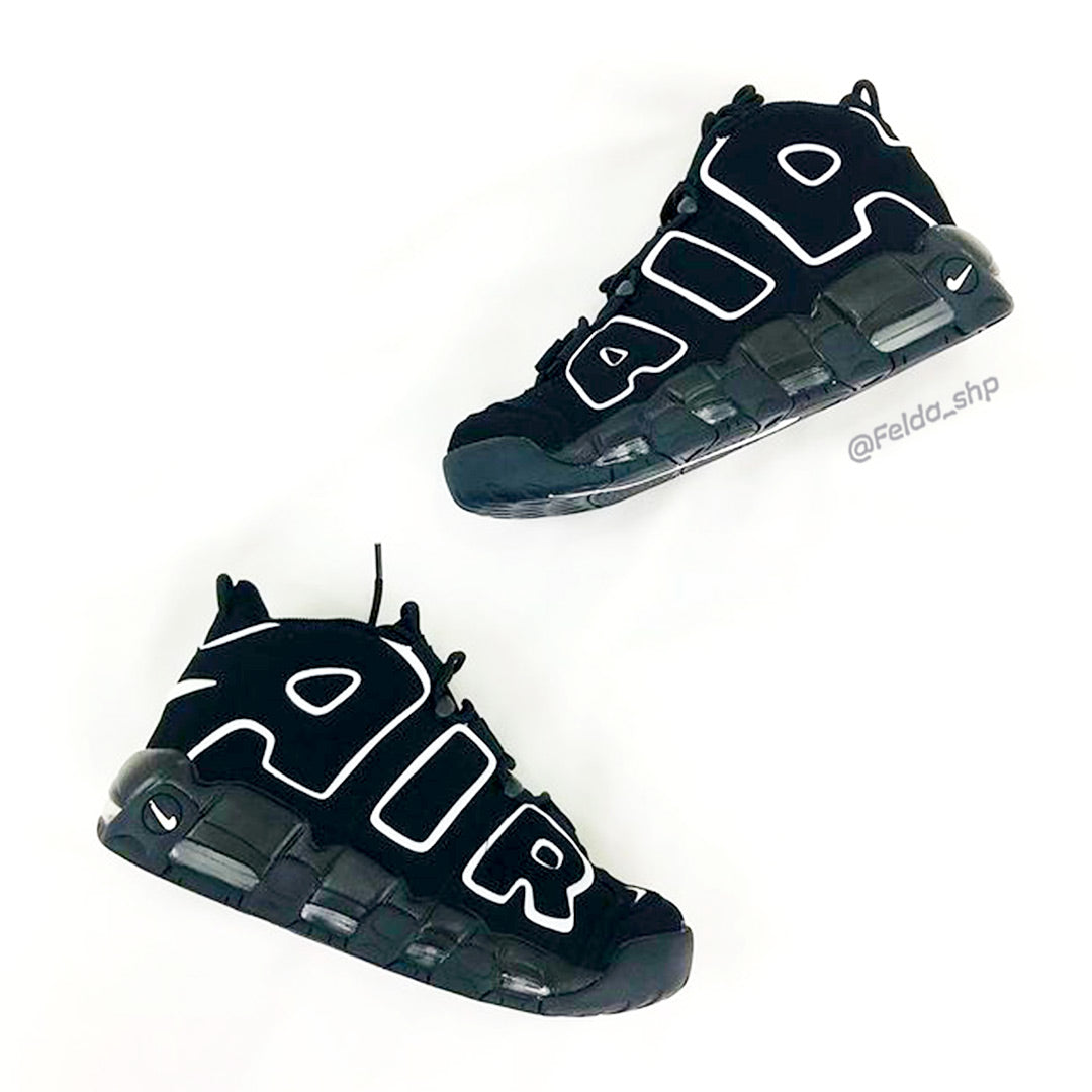Nike Air More Uptempo Black-White