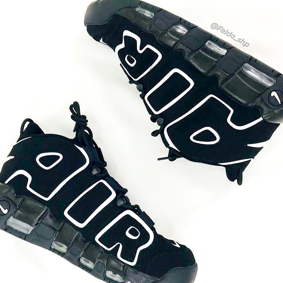 Nike Air More Uptempo Black-White