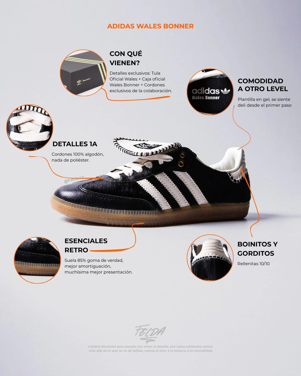 Adidas Samba Nylon Wales Bonner Core Black