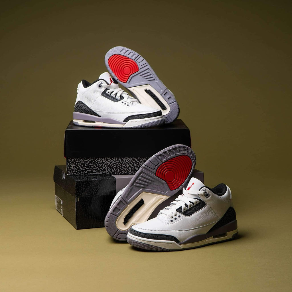 Nike Air Jordan Retro 3 Cement Grey