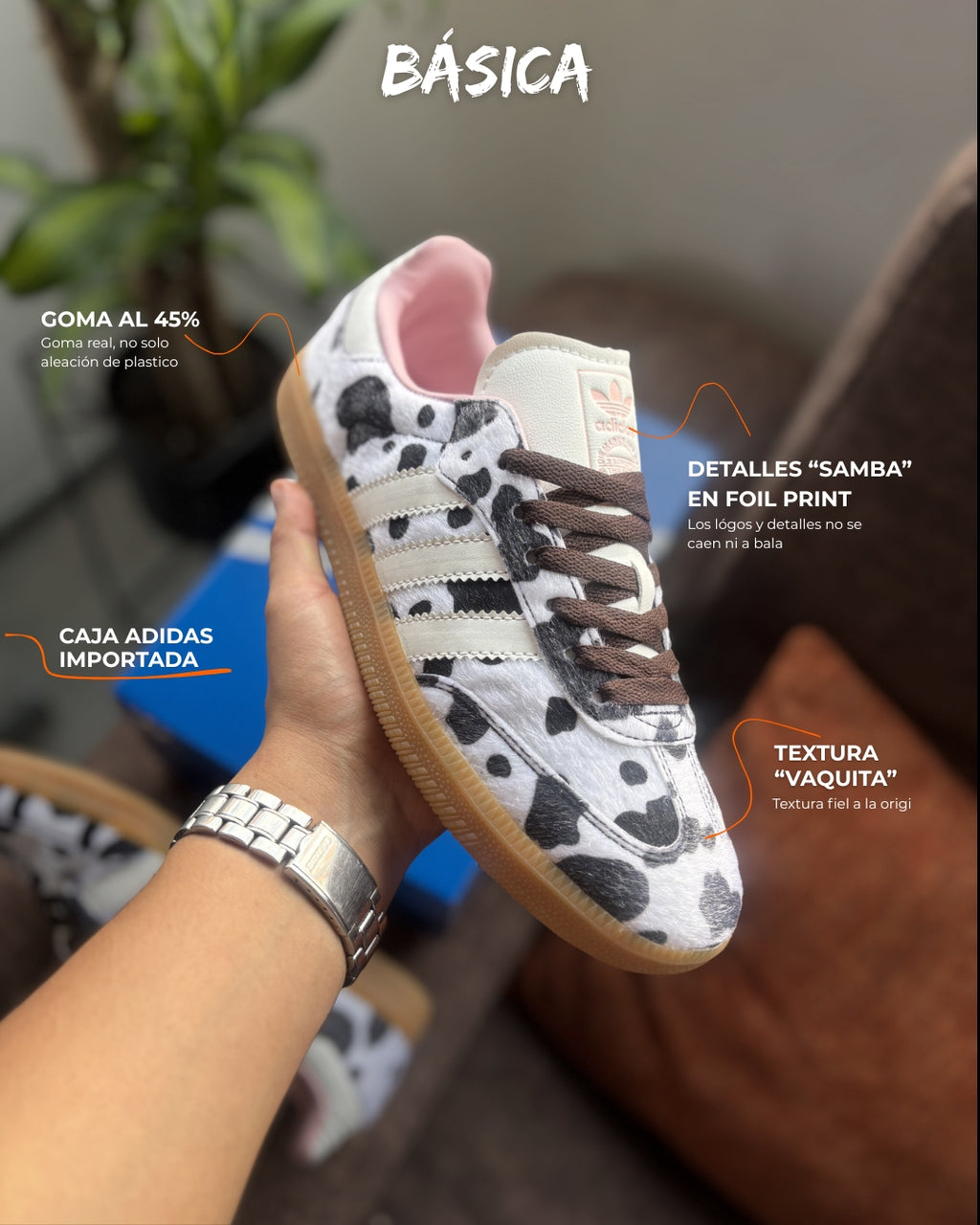 Adidas Samba OG Vaca/Leopardo