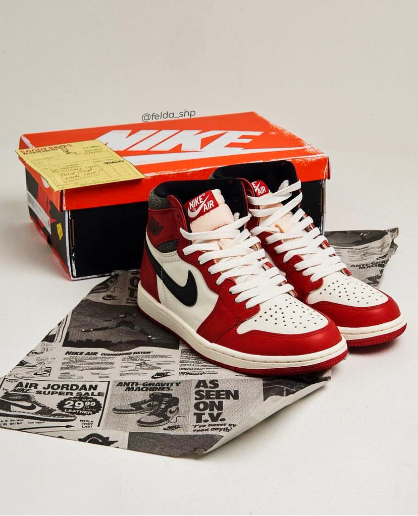 Nike Air Jordan Retro 1 High OG Lost And Found (Premium SIN caja oficial)