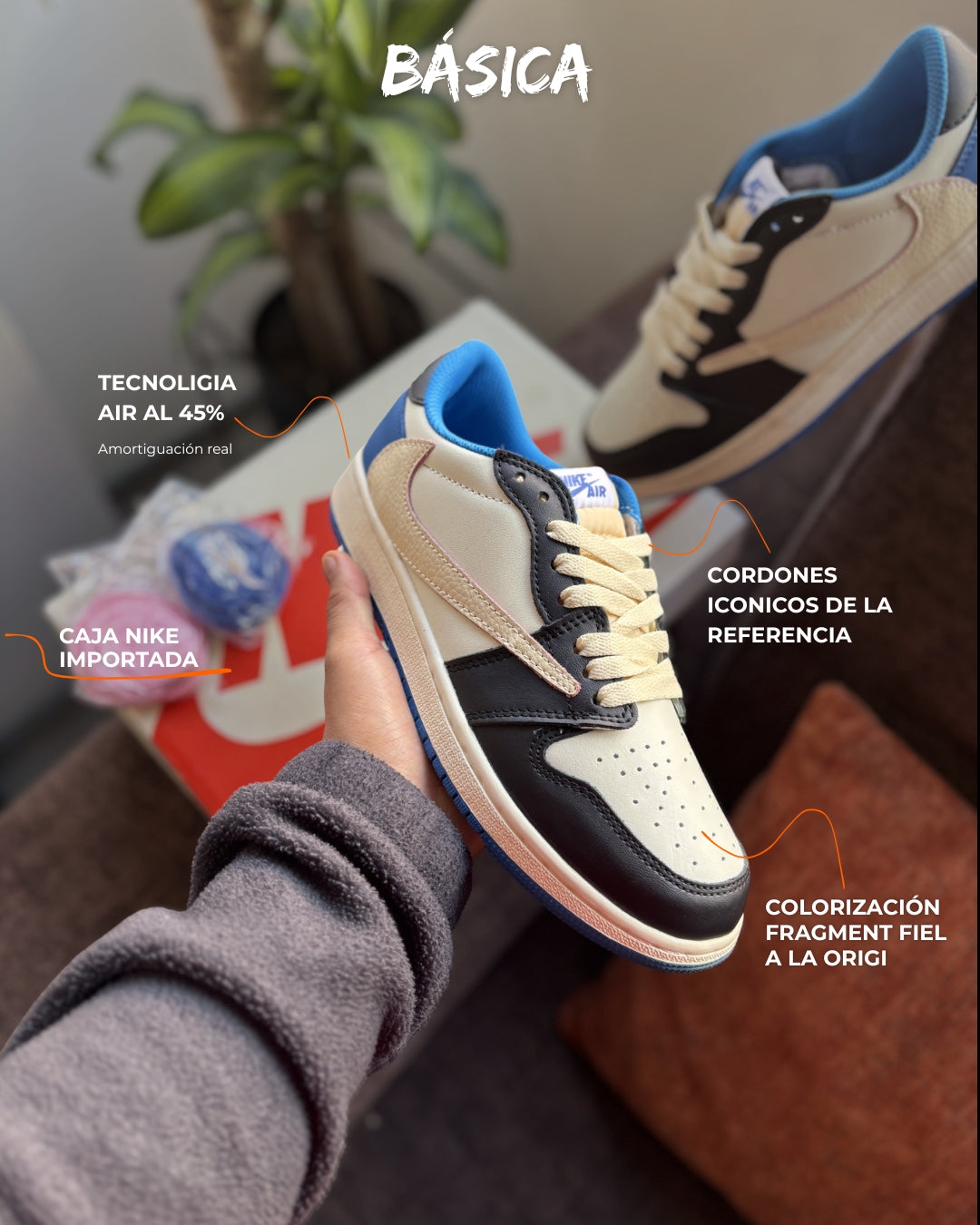 Nike Air Jordan 1 Low Fragment x Travis Scott