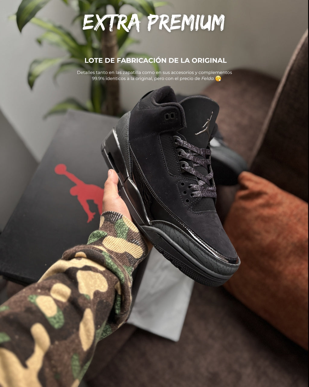 Nike Air Jordan Retro 3 Black Cat