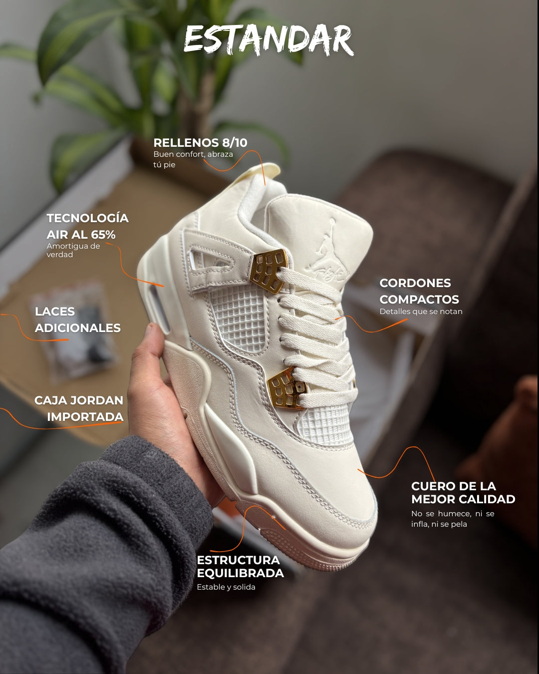 Nike Air Jordan Retro 4 Metallic Golden