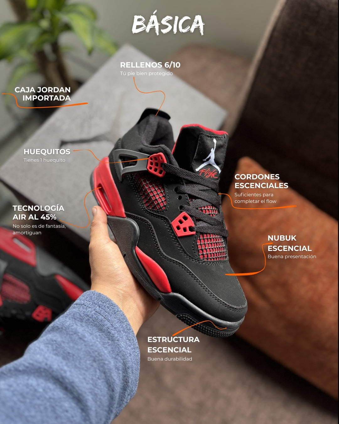 Nike Air Jordan 4 Retro Thunder Red – FELDA