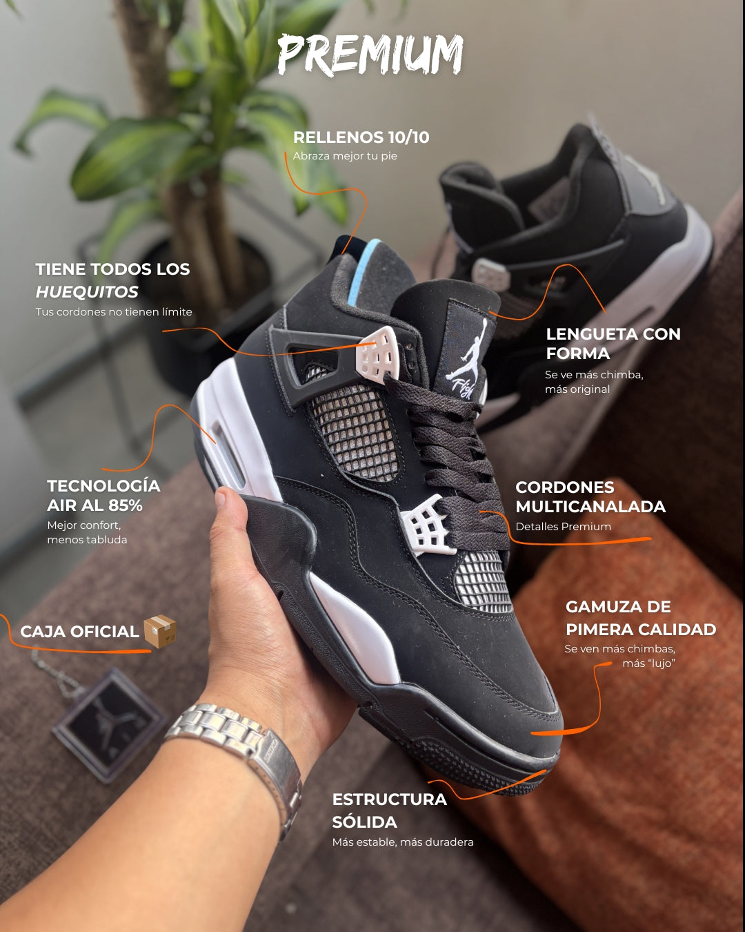 Nike Air Jordan 4 Retro White Thunder