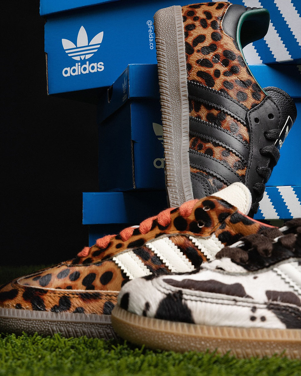 Adidas Samba OG Vaca/Leopardo