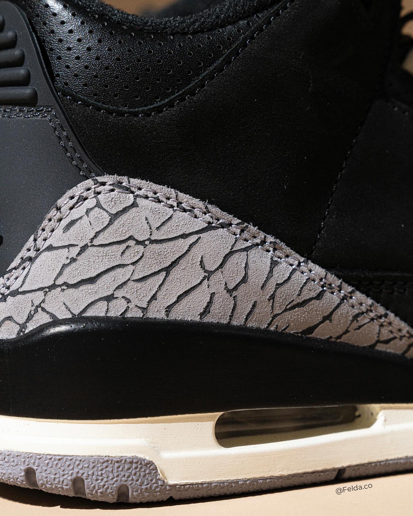 Nike Air Jordan Retro 3 Off Noir