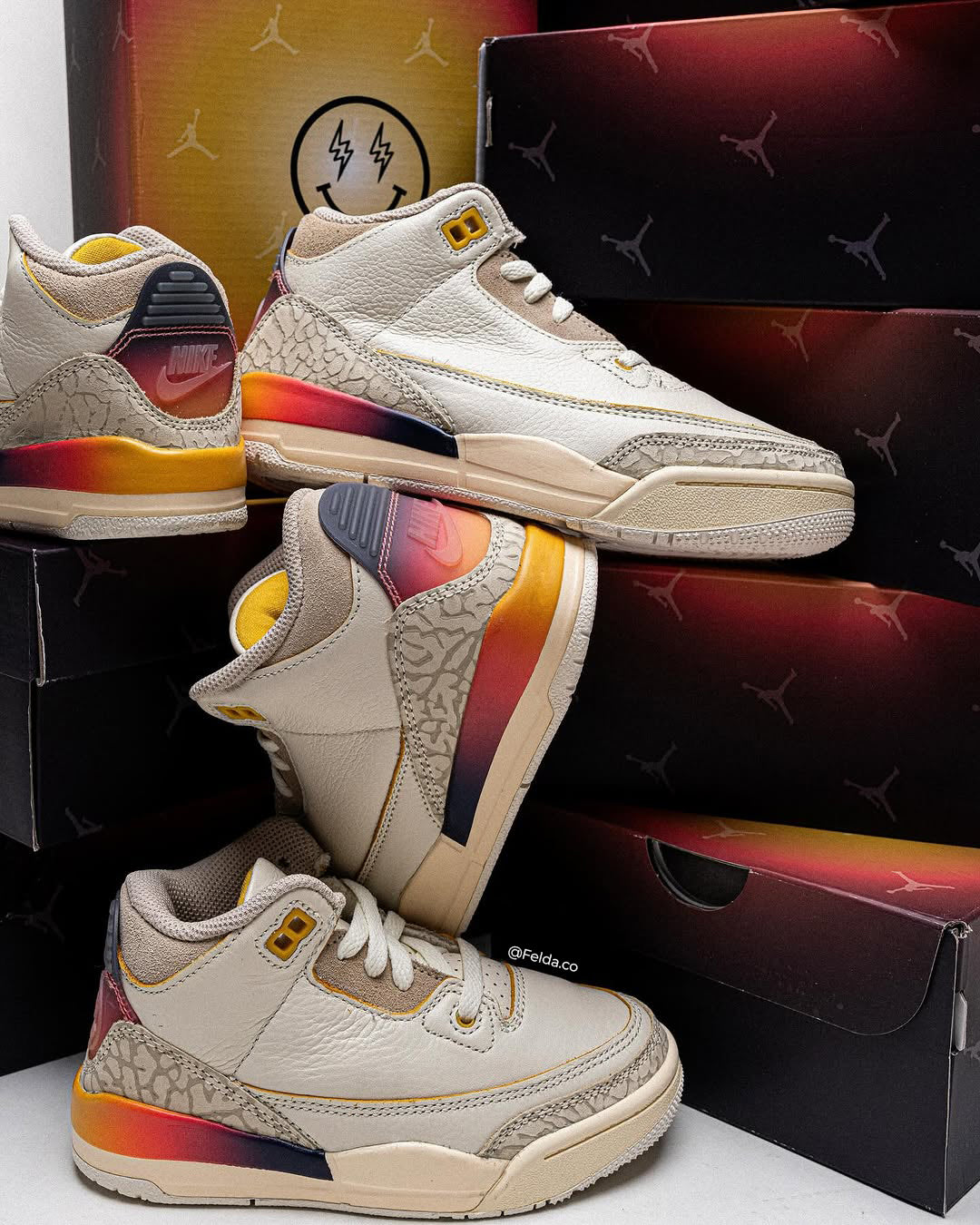 Nike Air Jordan Retro 3 Sunset x J Balvin