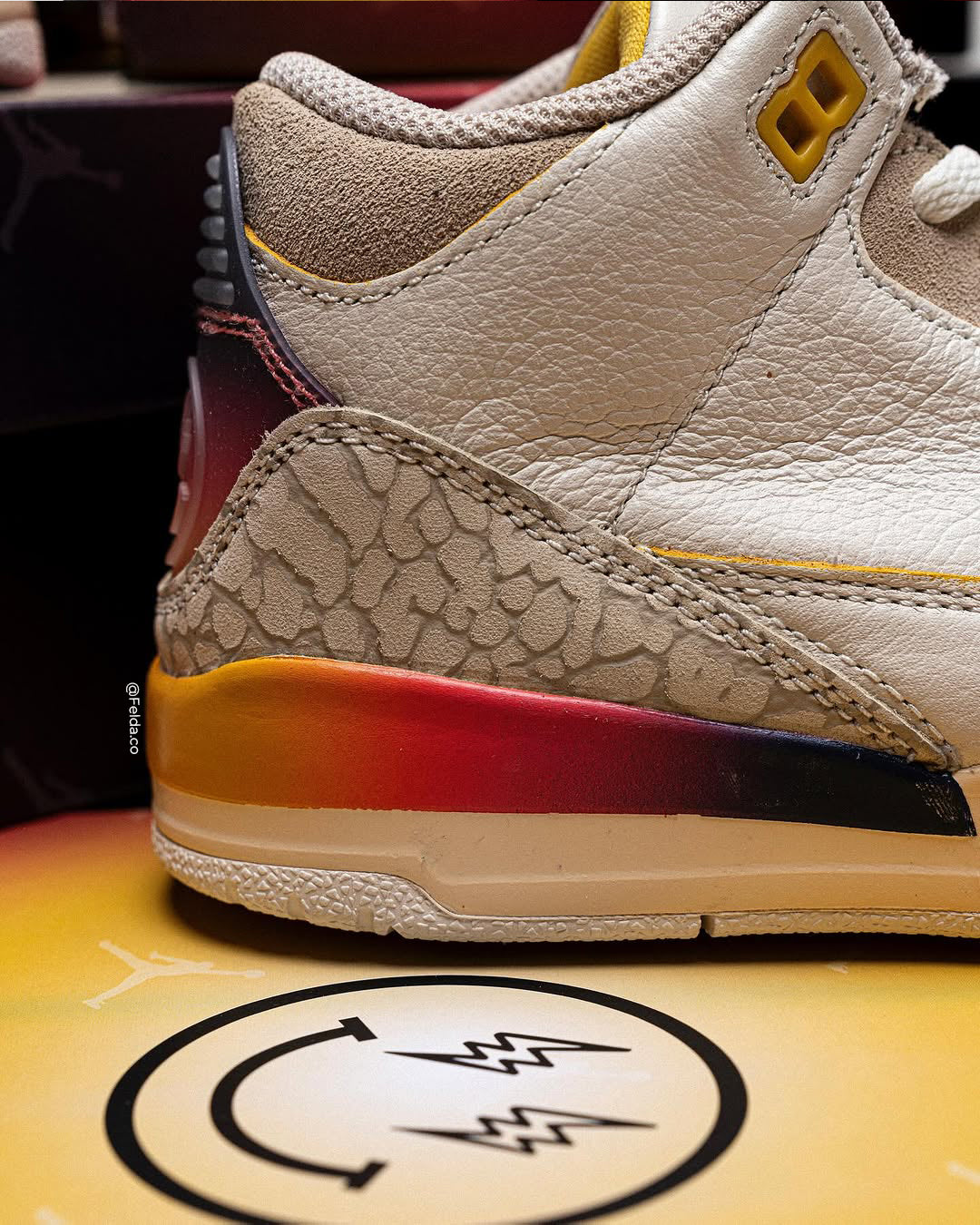 Nike Air Jordan Retro 3 Sunset x J Balvin