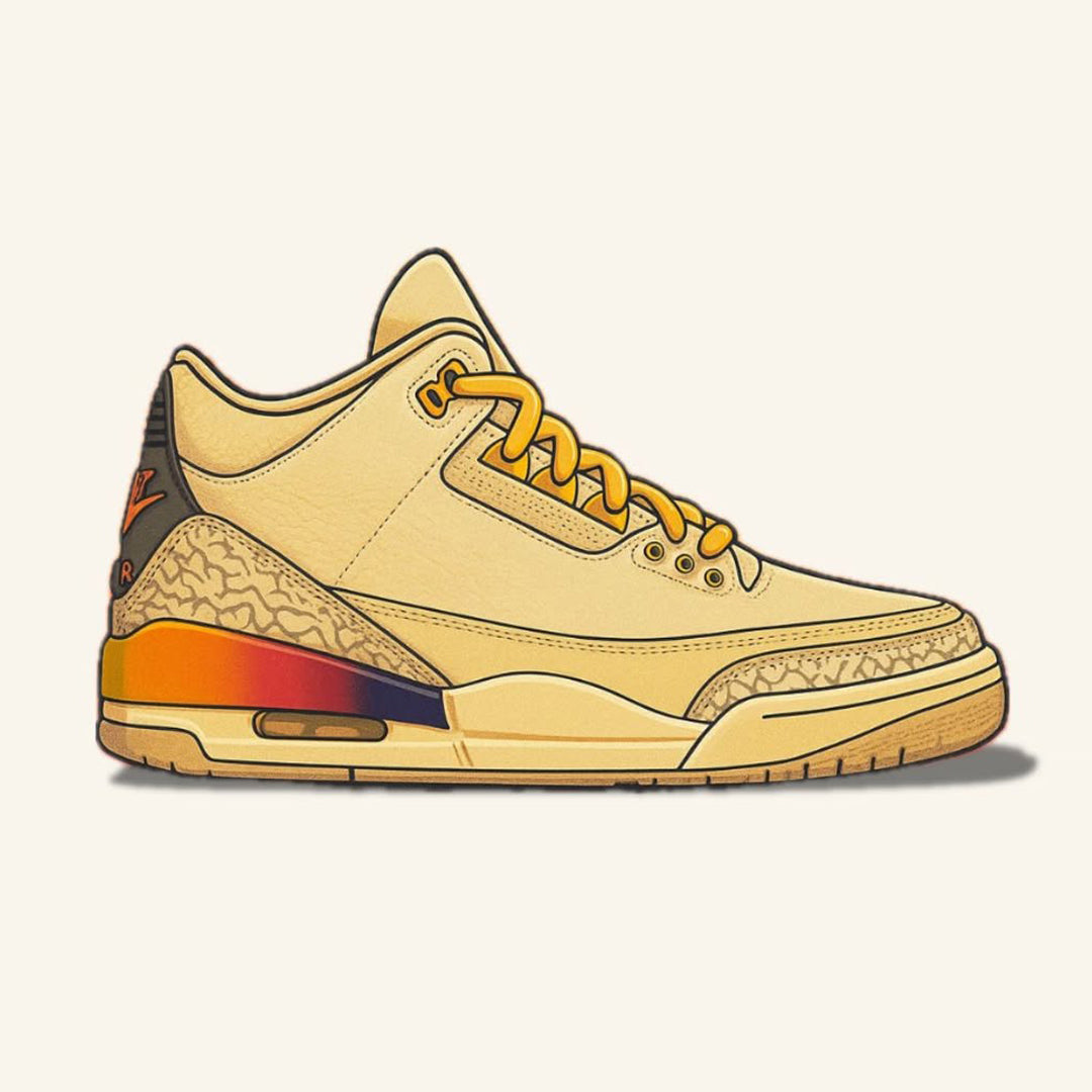Nike Air Jordan Retro 3 Sunset x J Balvin