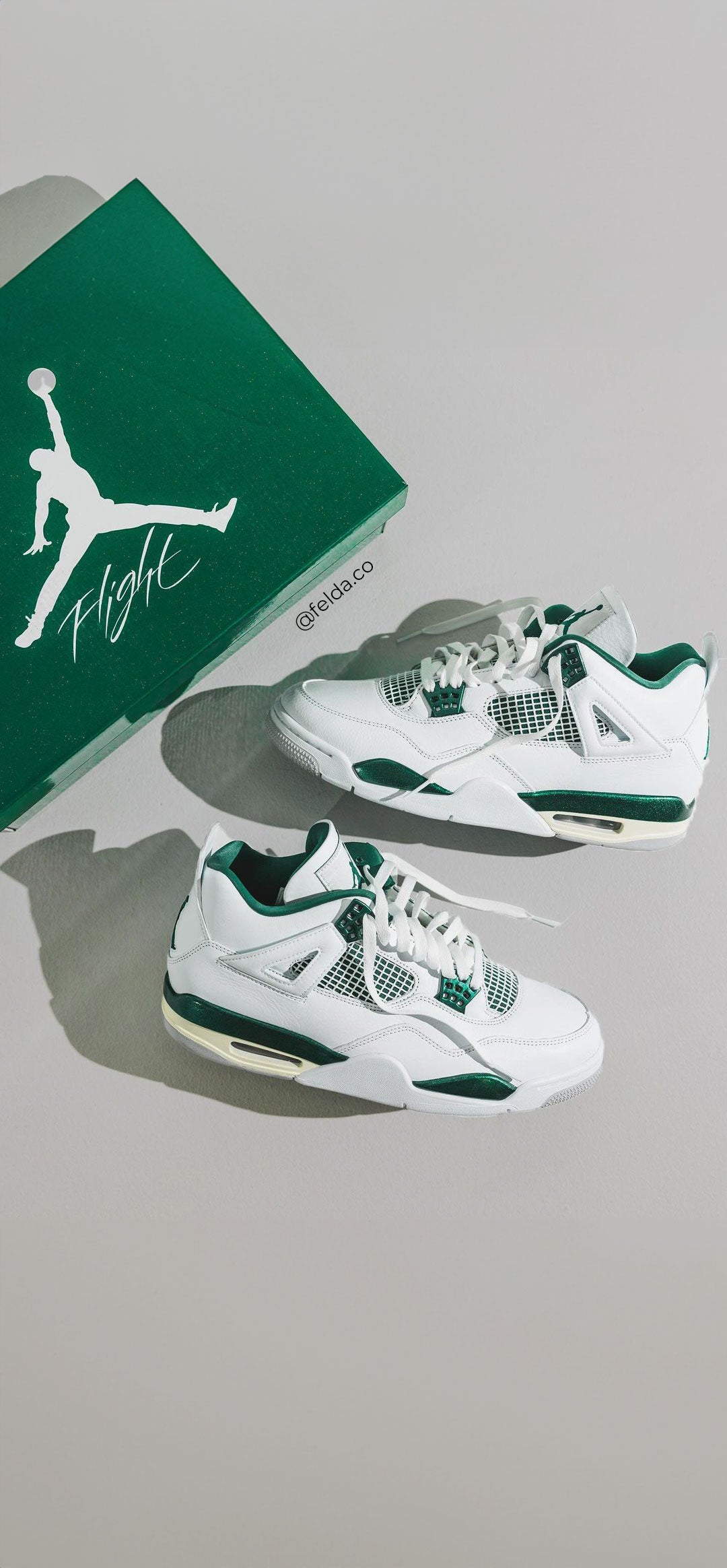 Nike Air Jordan Retro 4 Oxidized Green