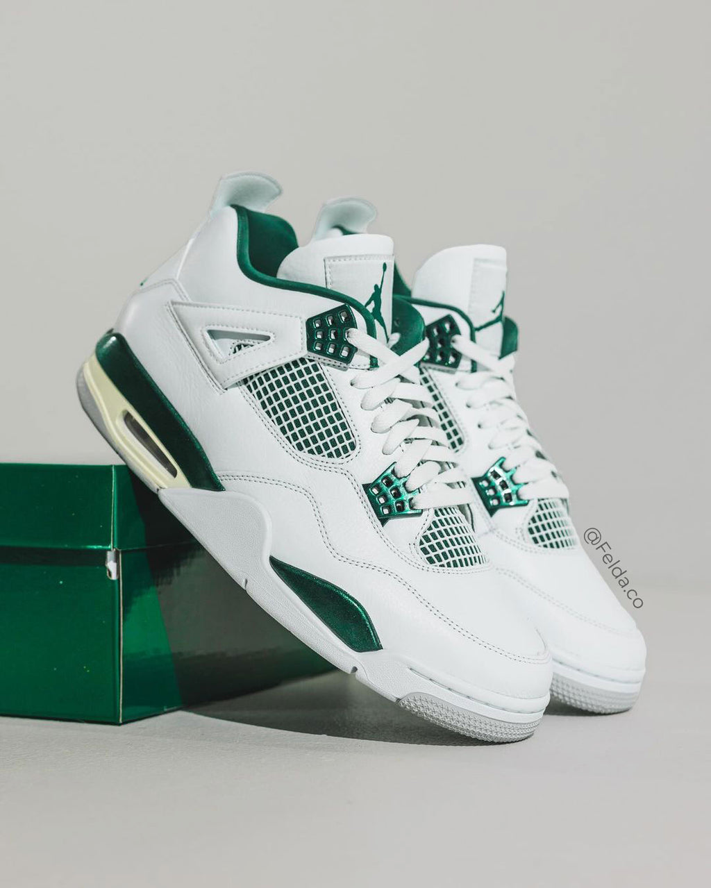 Nike Air Jordan Retro 4 Oxidized Green