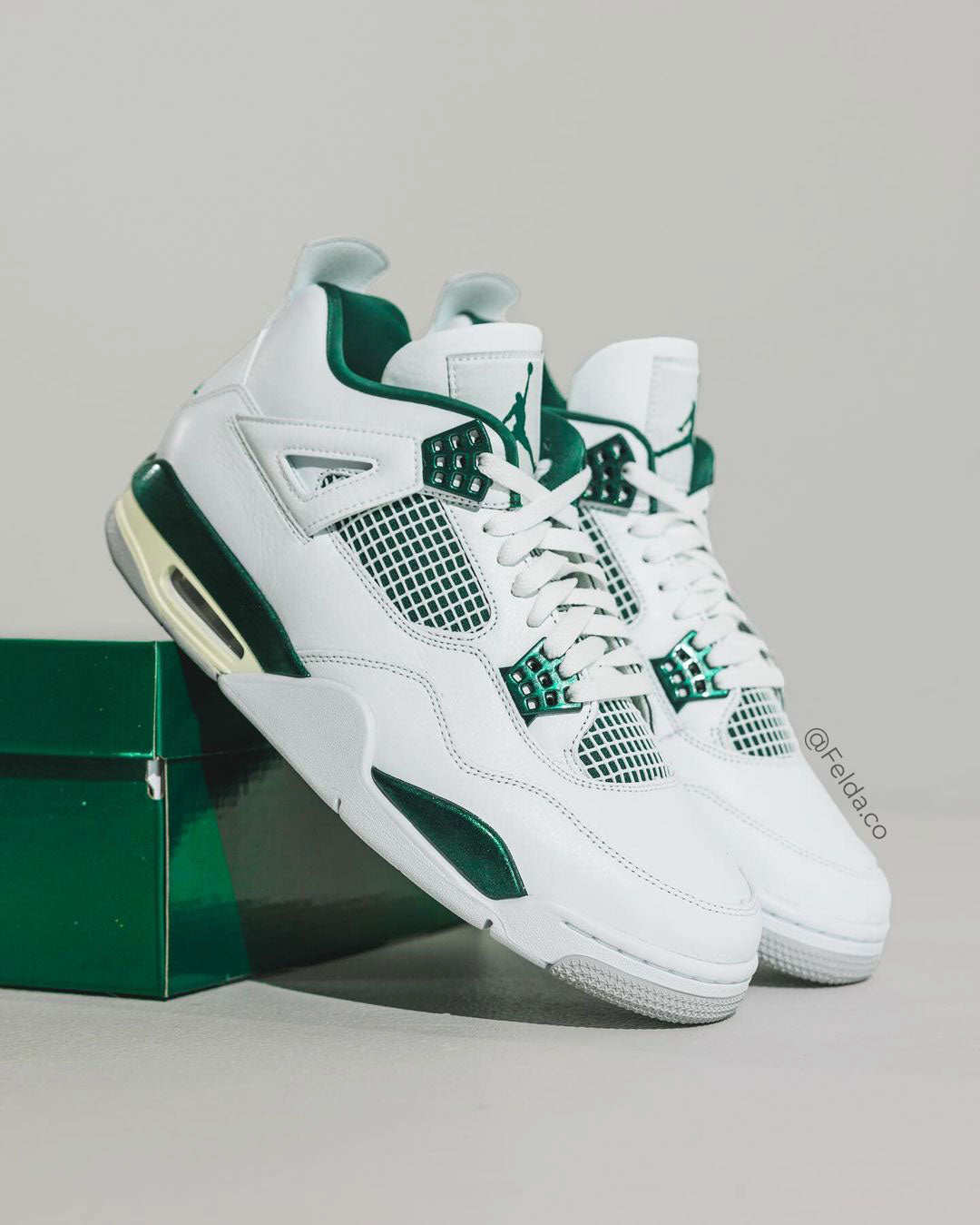 Nike Air Jordan Retro 4 Oxidized Green