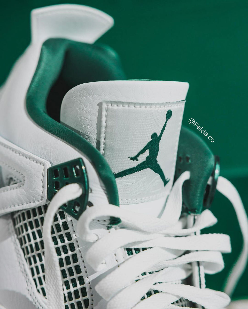 Nike Air Jordan Retro 4 Oxidized Green