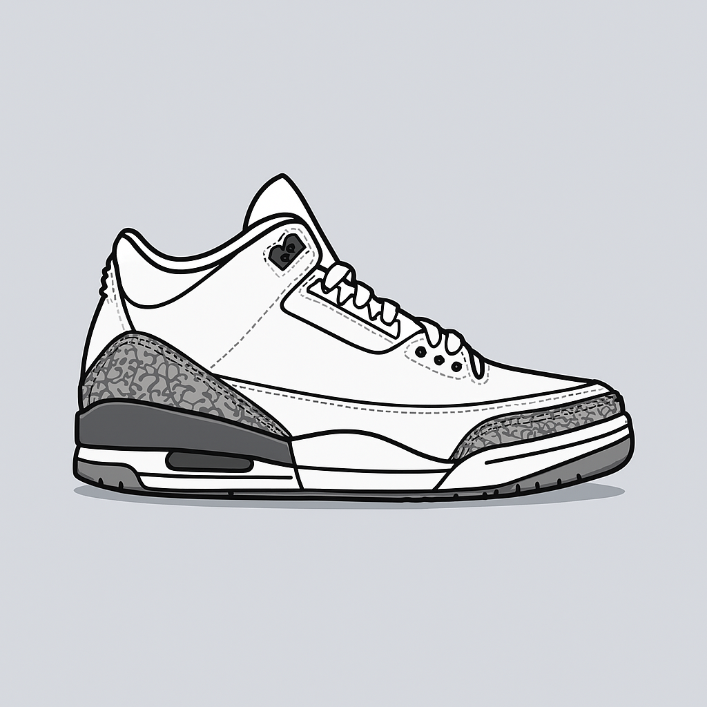 Nike Air Jordan 3 Retro Cement Sail