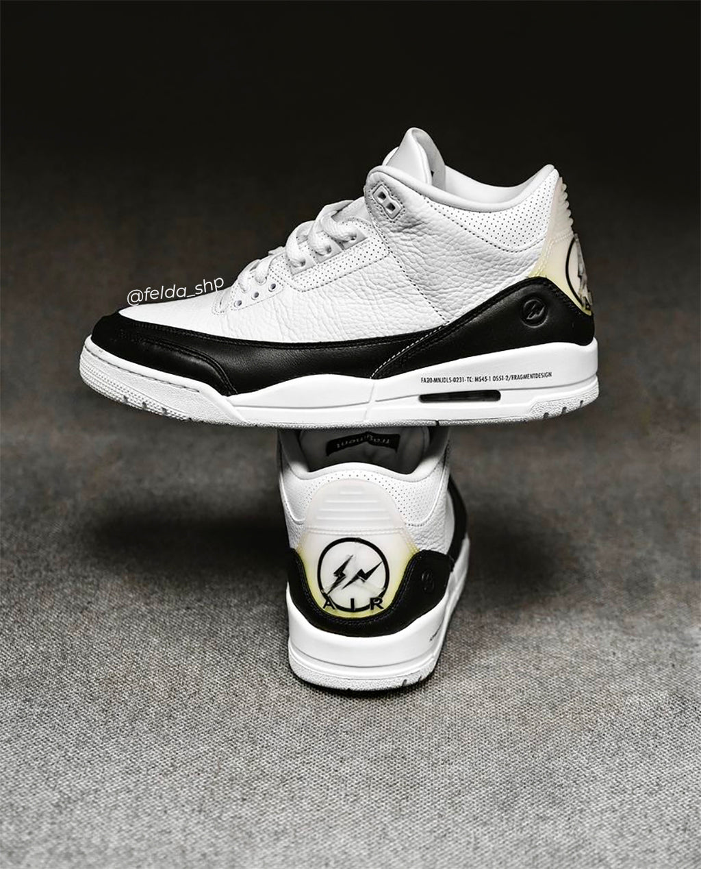 Nike Air Jordan Retro 3 x Fragment