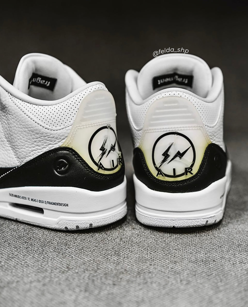 Nike Air Jordan Retro 3 x Fragment