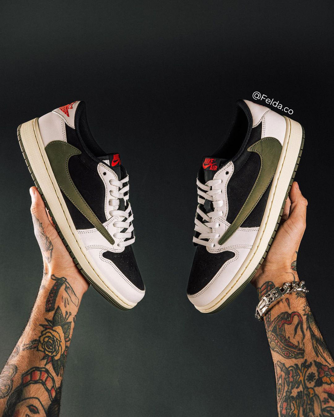Nike Jordan Retro Low OG SP Travis Scott Olive – FELDA