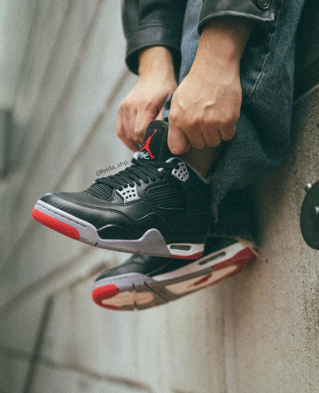 Nike Air Jordan 4 Bred Reimagined