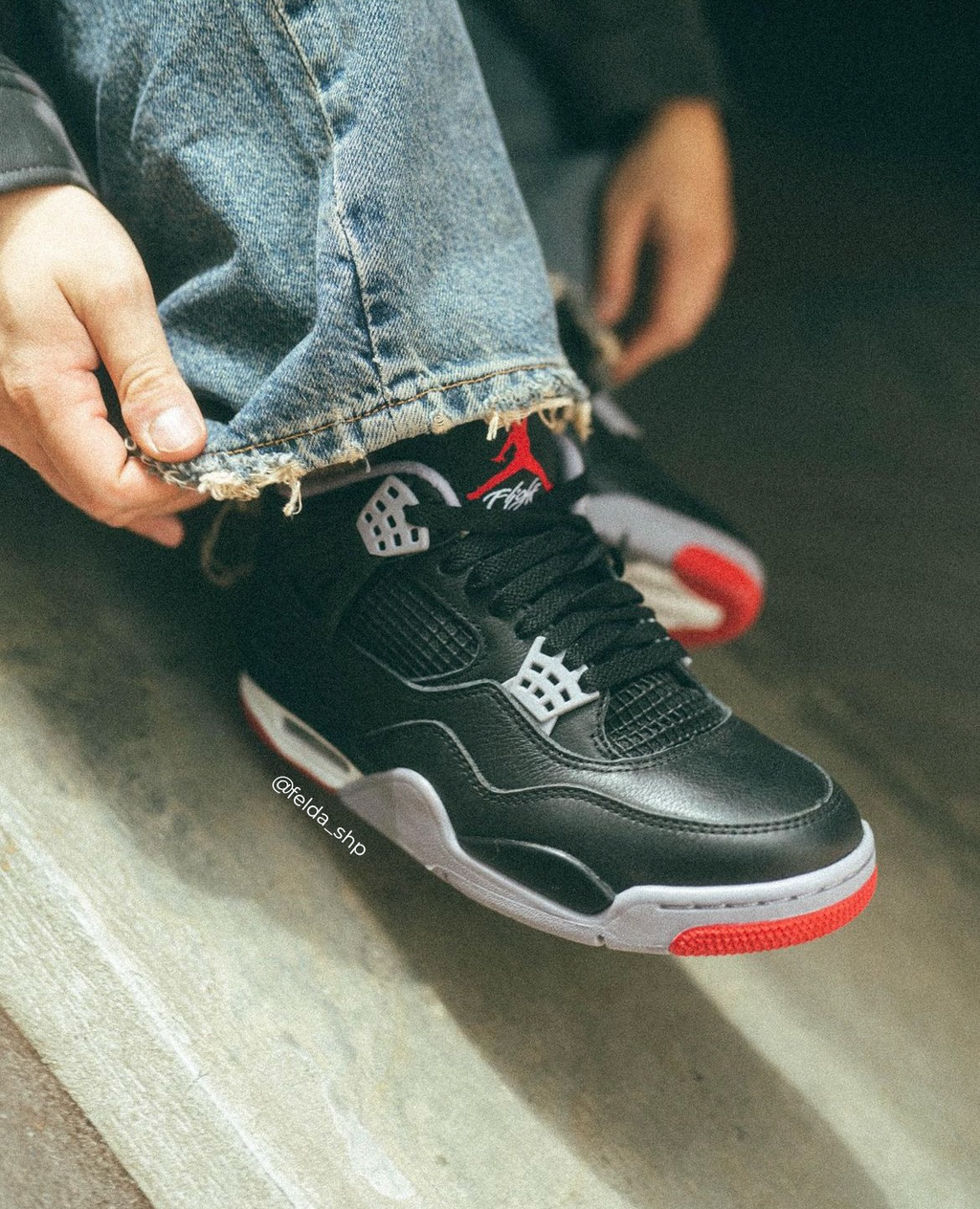 Nike Air Jordan 4 Bred Reimagined