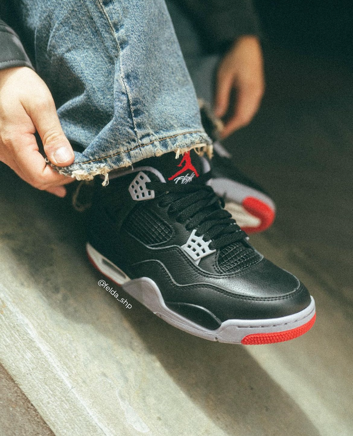 Nike Air Jordan 4 Bred Reimagined