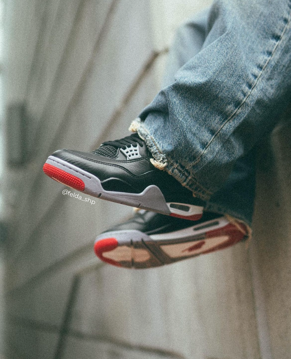 Nike Air Jordan 4 Bred Reimagined