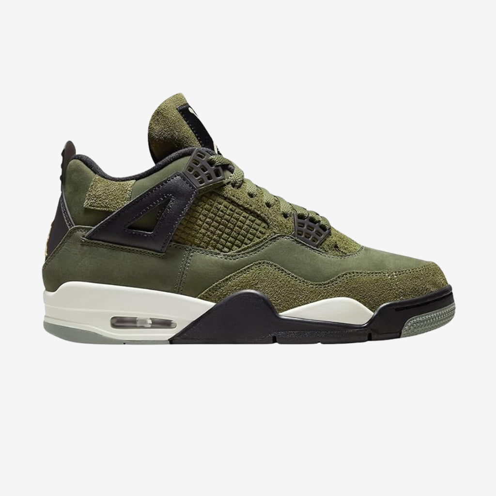 Nike Air Jordan Retro 4 Olive Green Gs