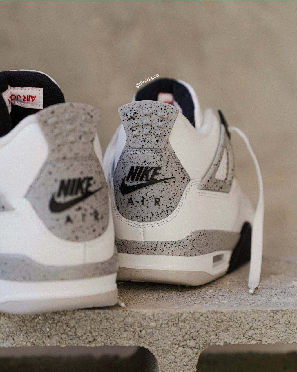 Air Jordan Retro 4 White Cement