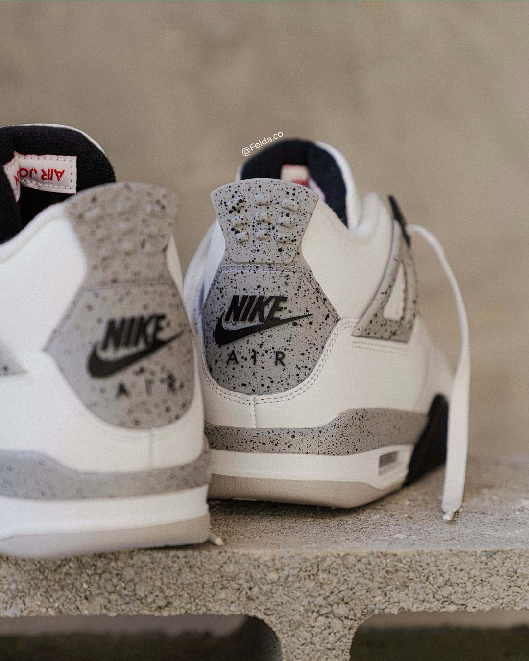 Air Jordan Retro 4 White Cement