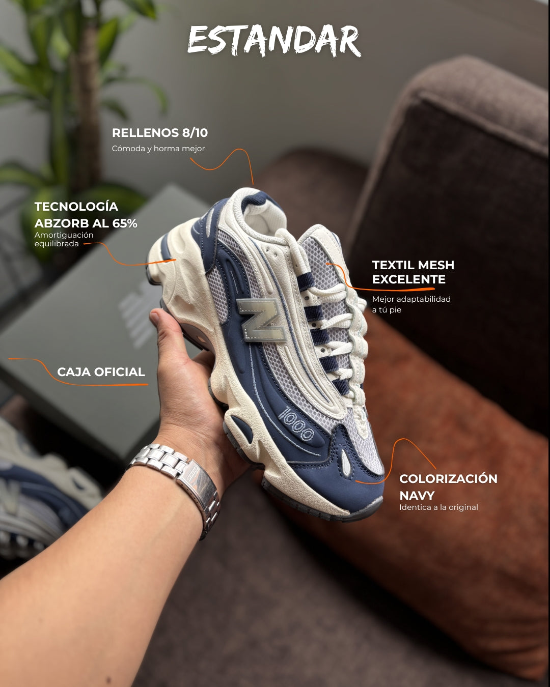 New Balance 1000 Navy Sea Salt