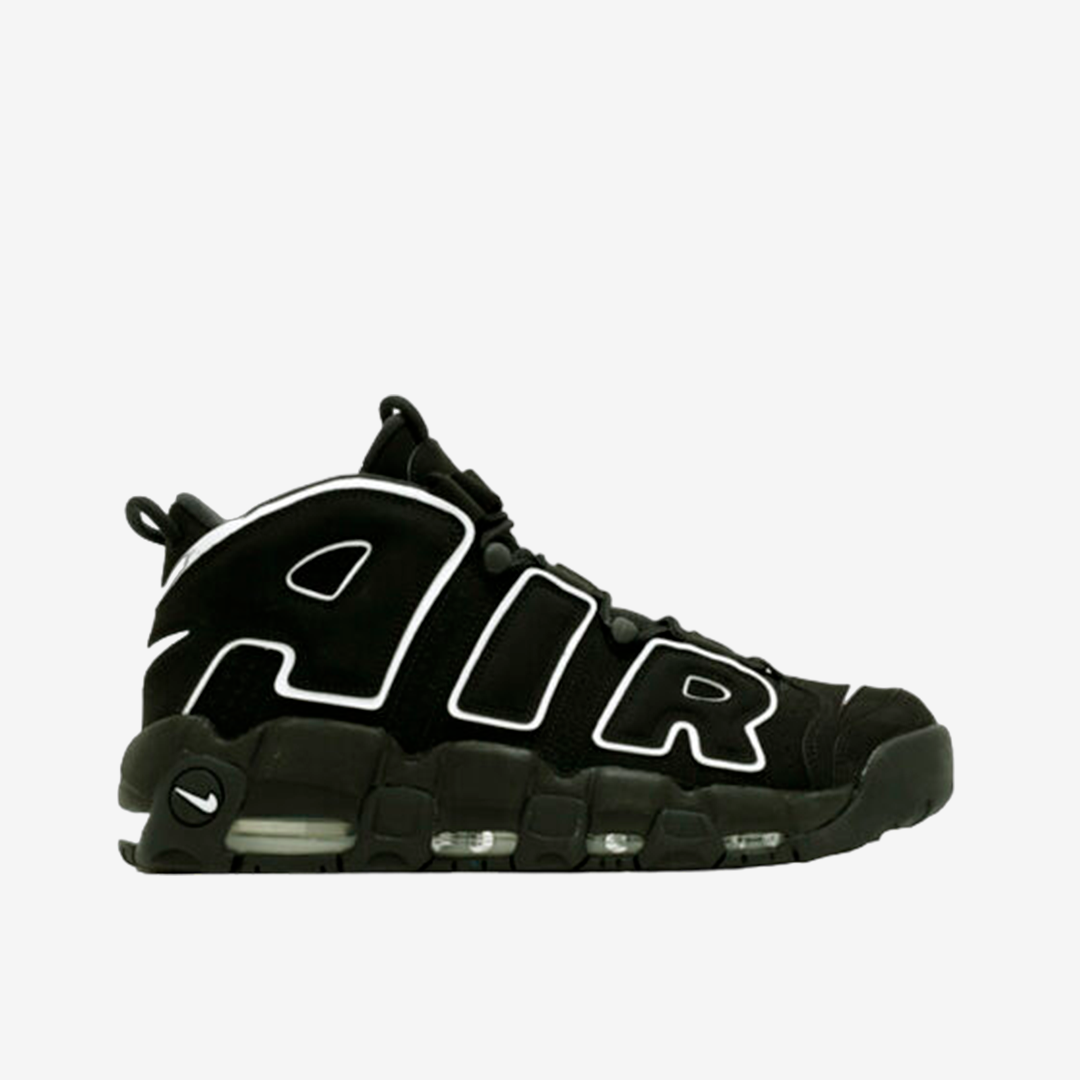 Nike Air More Uptempo Black-White