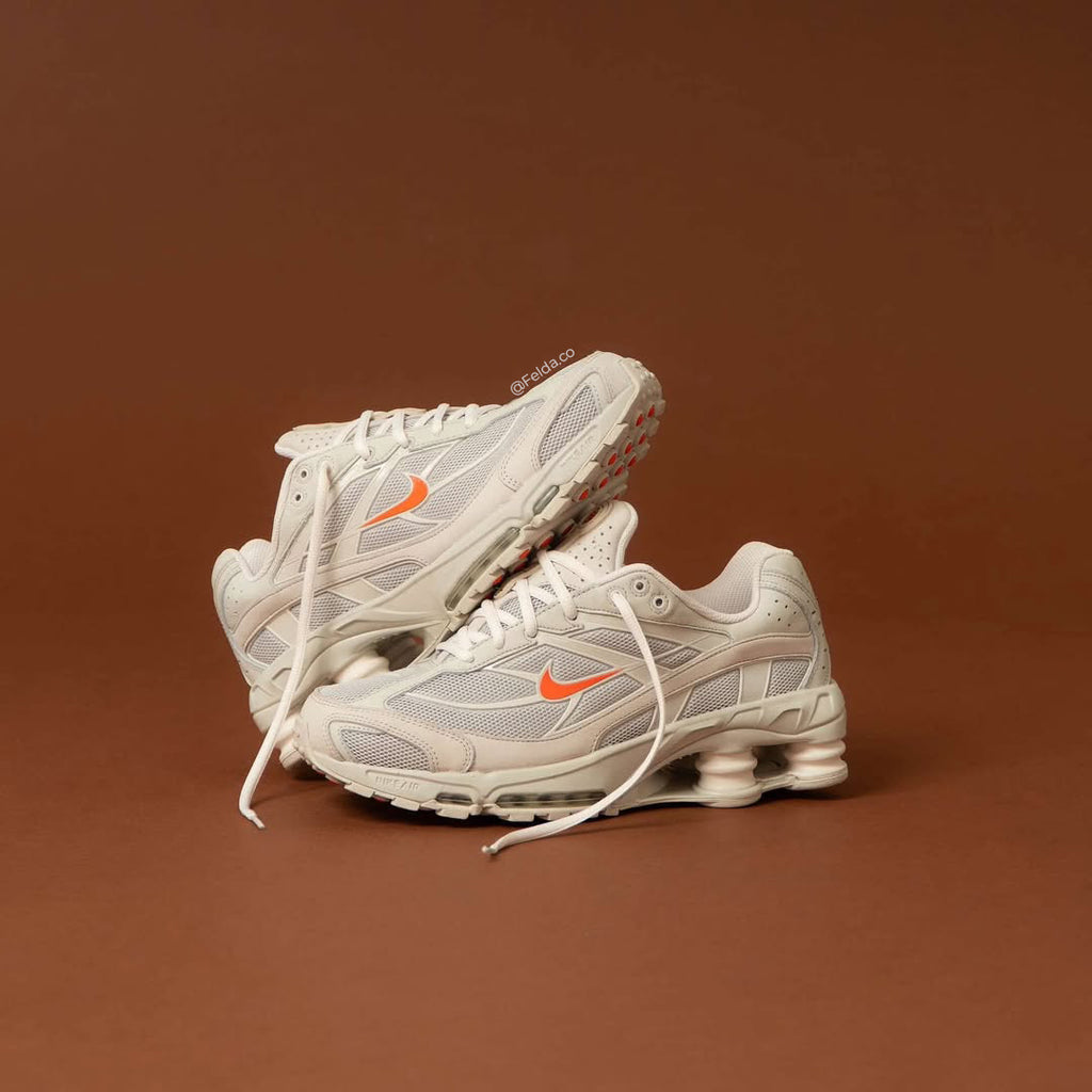 Nike Shox Ride 2 Light Bone and Turf Orange