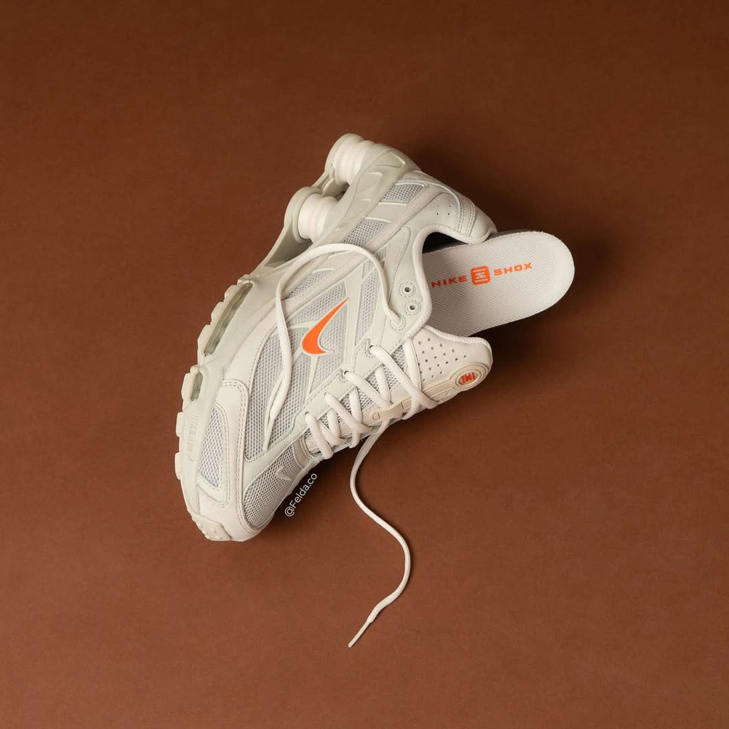 Nike Shox Ride 2 Light Bone and Turf Orange