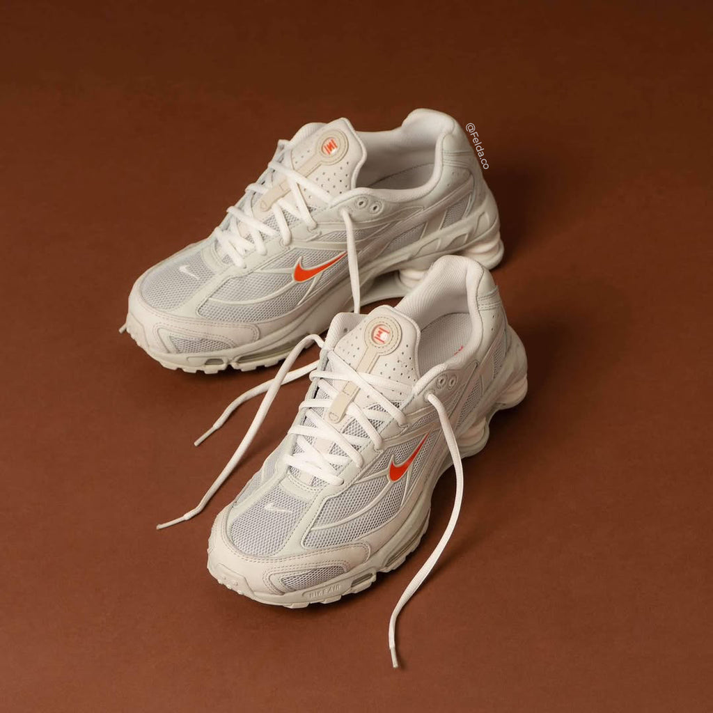 Nike Shox Ride 2 Light Bone and Turf Orange