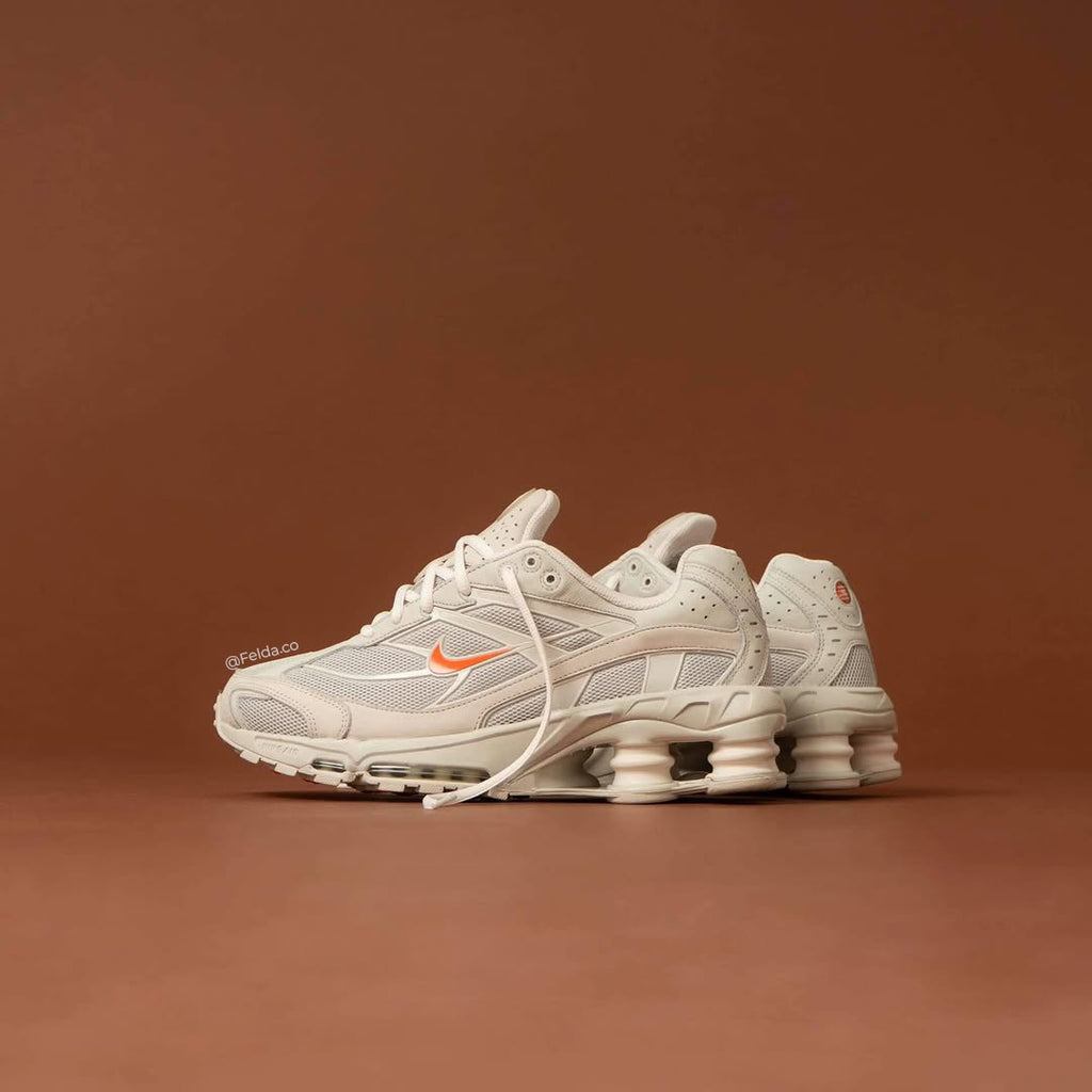 Nike Shox Ride 2 Light Bone and Turf Orange