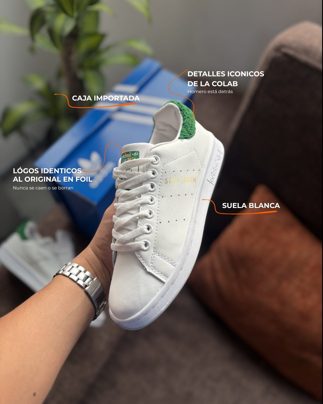 Adidas Stan Smith x Homer Simpson