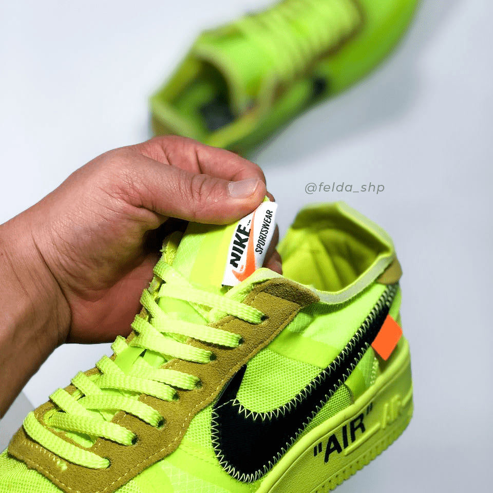 Nike Air Force 1 Off-White Volt