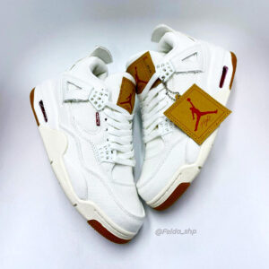 Nike Air Jordan 4 Retro Levi’s White