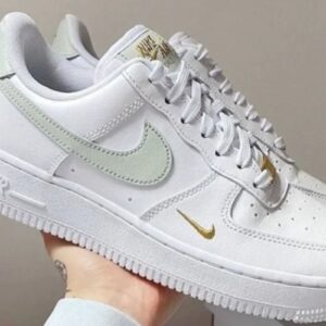 Nike Air Force One Low White Gray Gold W