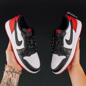 Jordan 1 Retro Low OG Black Toe 5